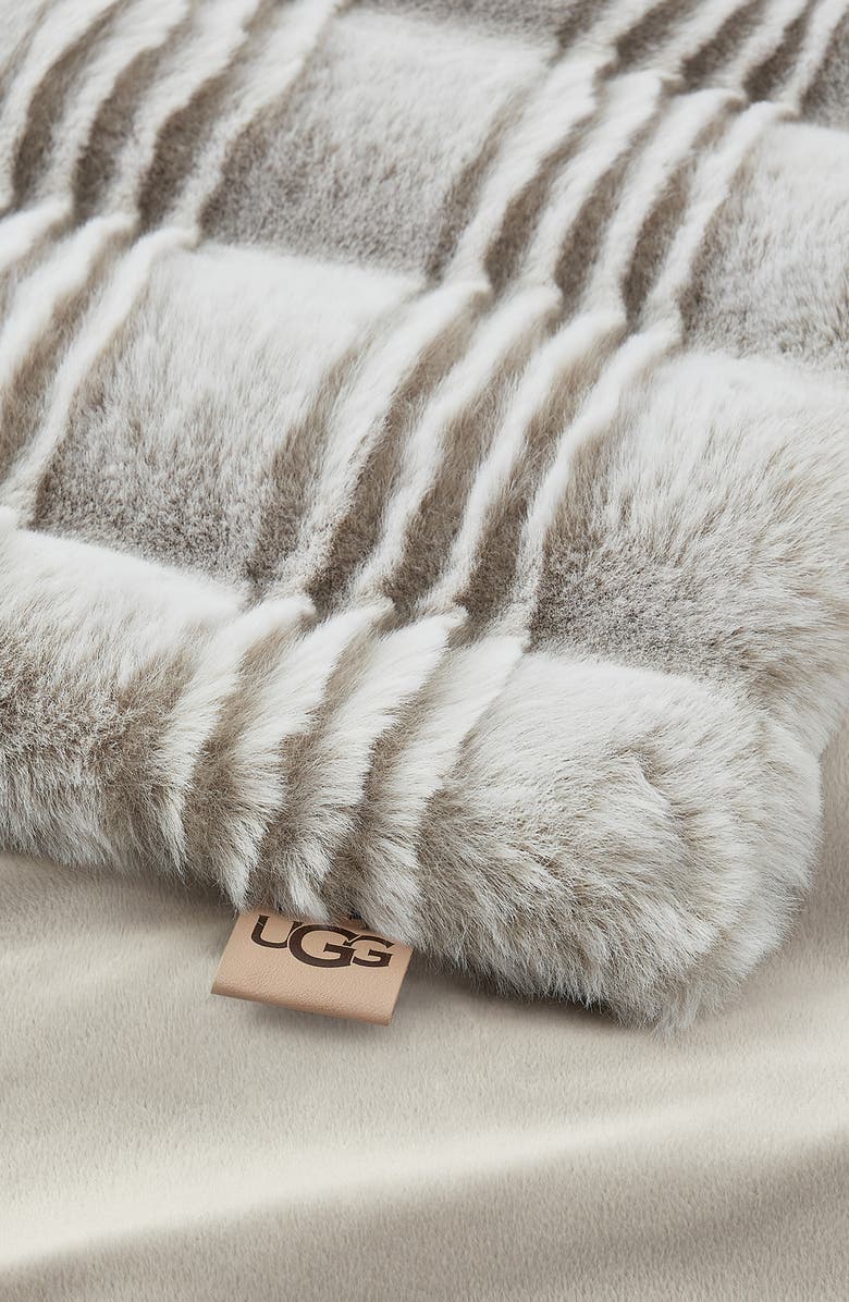 UGG<sup>®</sup> Marli Faux Fur Throw Blanket, Alternate, color,