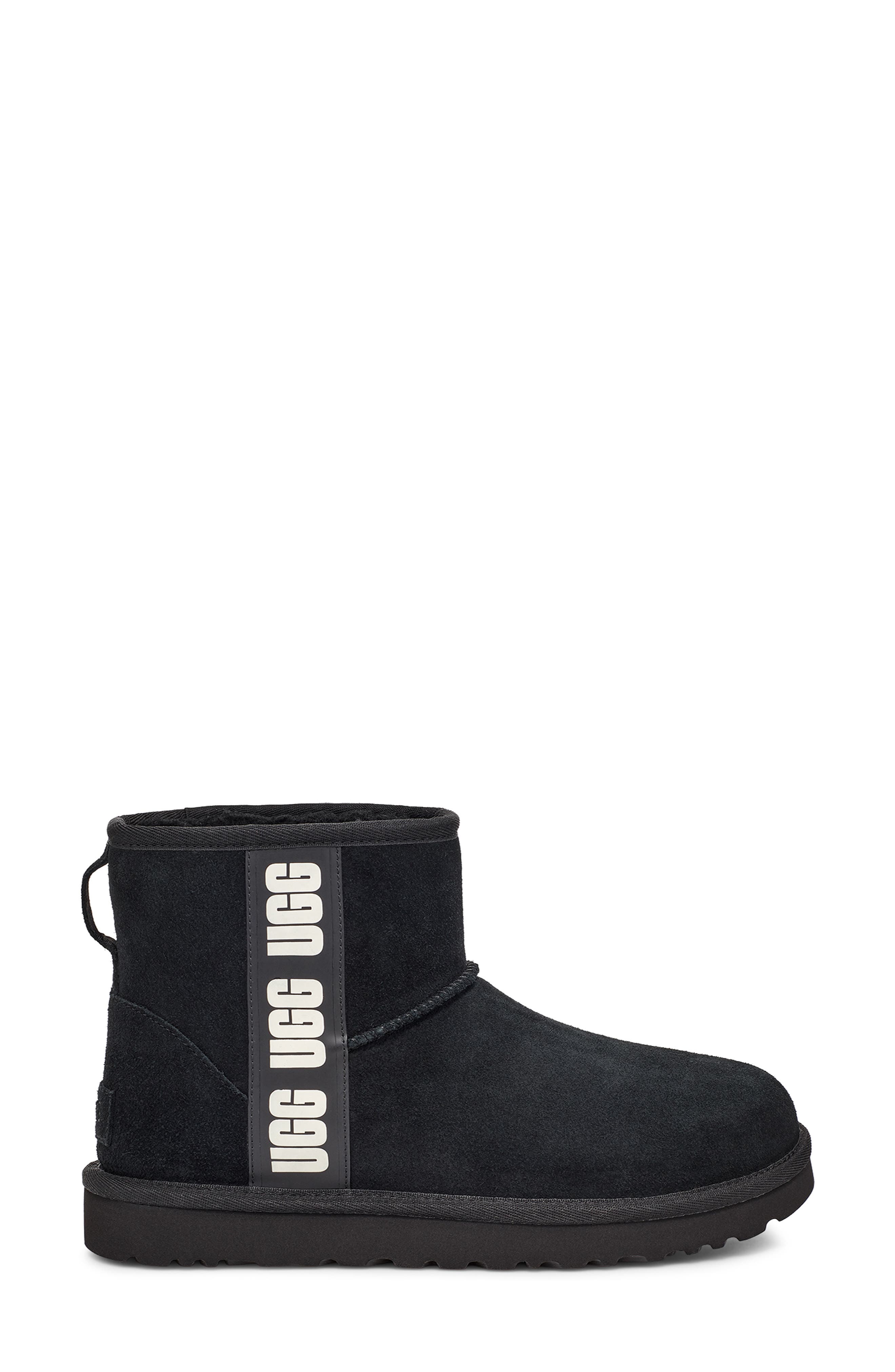 UGG<sup>®</sup> Classic Mini Side Logo Bootie, Alternate, color, 