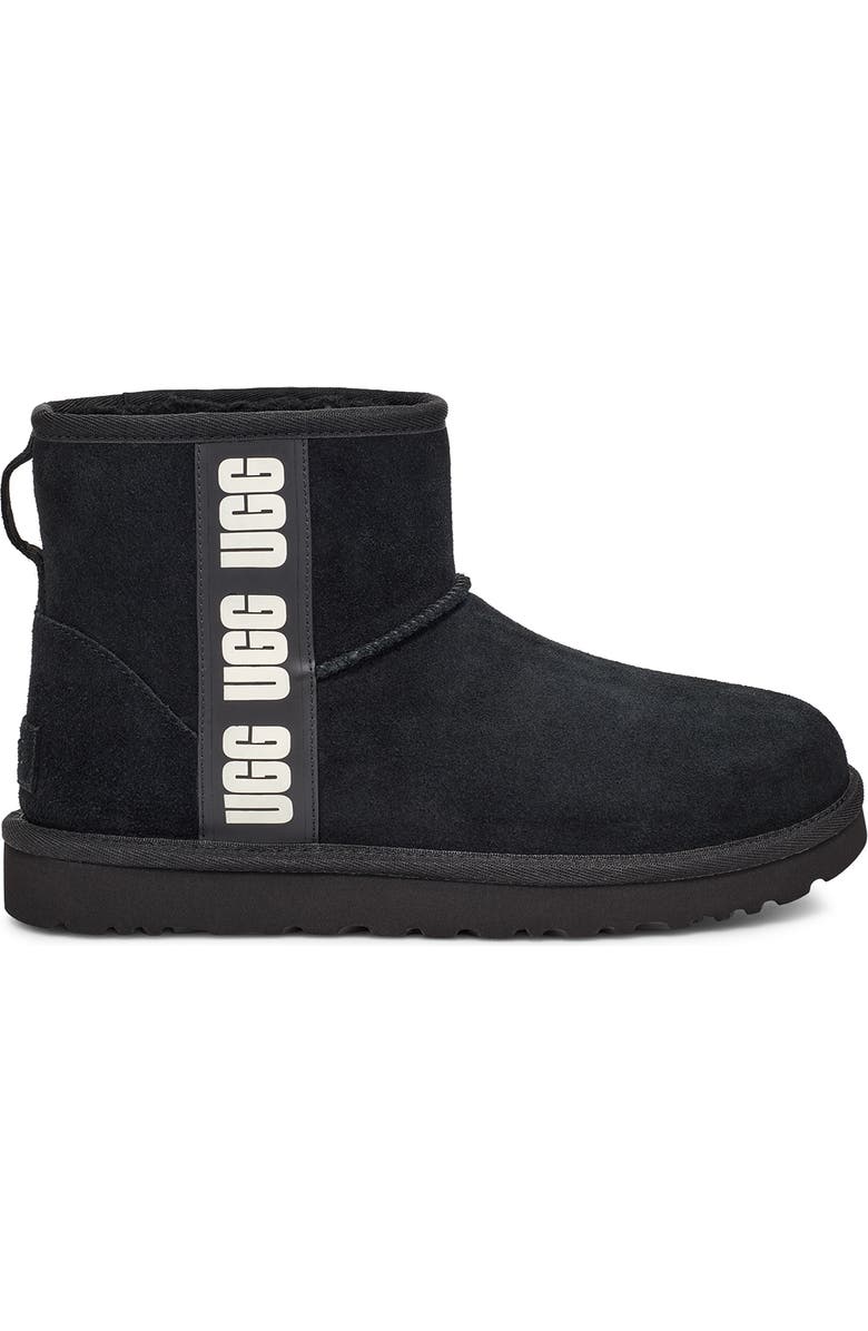 UGG<sup>®</sup> Classic Mini Side Logo Bootie, Alternate, color,