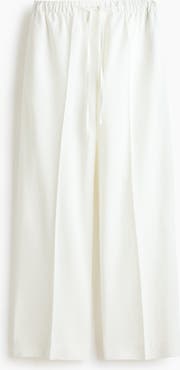 H&M Linen-blend Drawstring Trousers