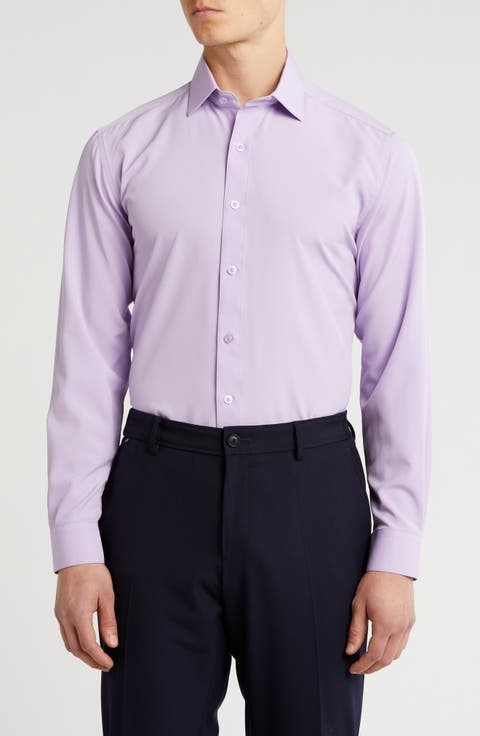 Comfort 4-Way Stretch Winkle Free Performance Dress Shirt