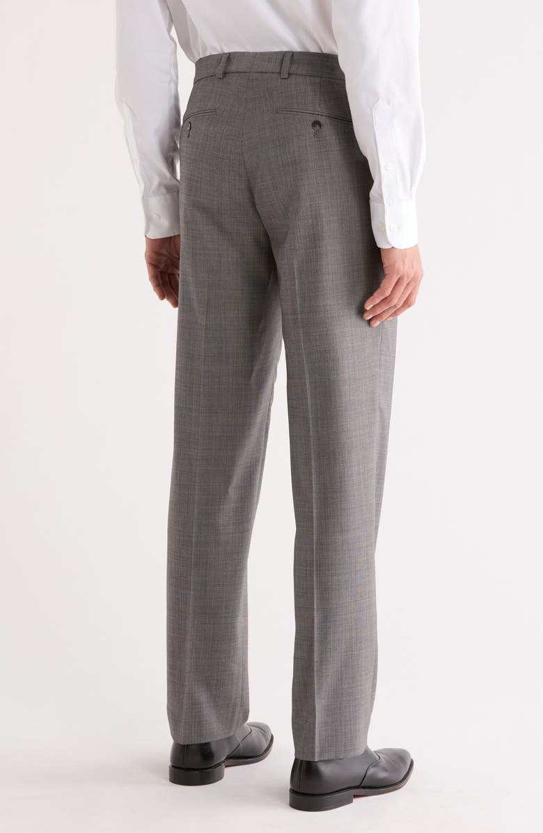 Vince Flat Front Wool Suit Pants, Alternate, color, Grey