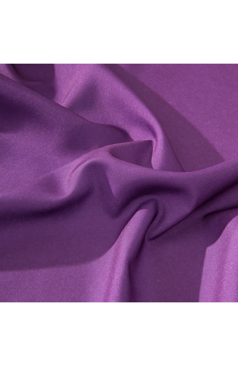 DAINTY HOME Shades Set of 2 Ombré Blackout Panel Curtains, Alternate, color, Purple