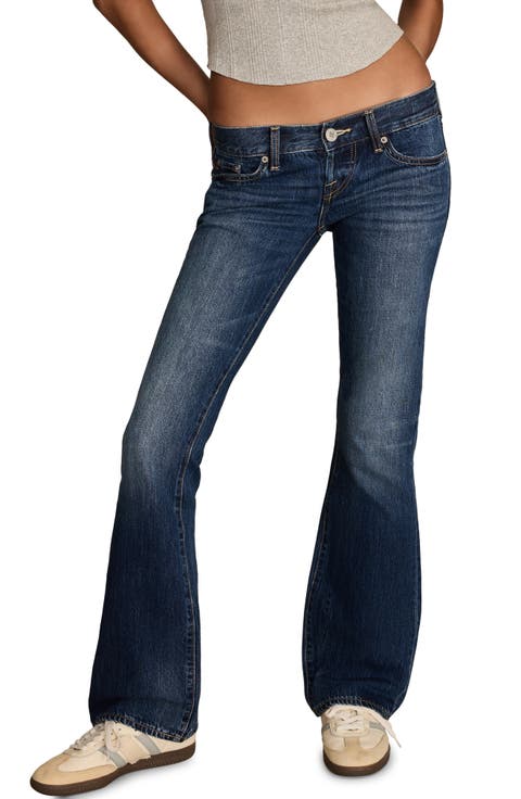 Addison Ultra Low Rise Flare Jeans (Hidden)