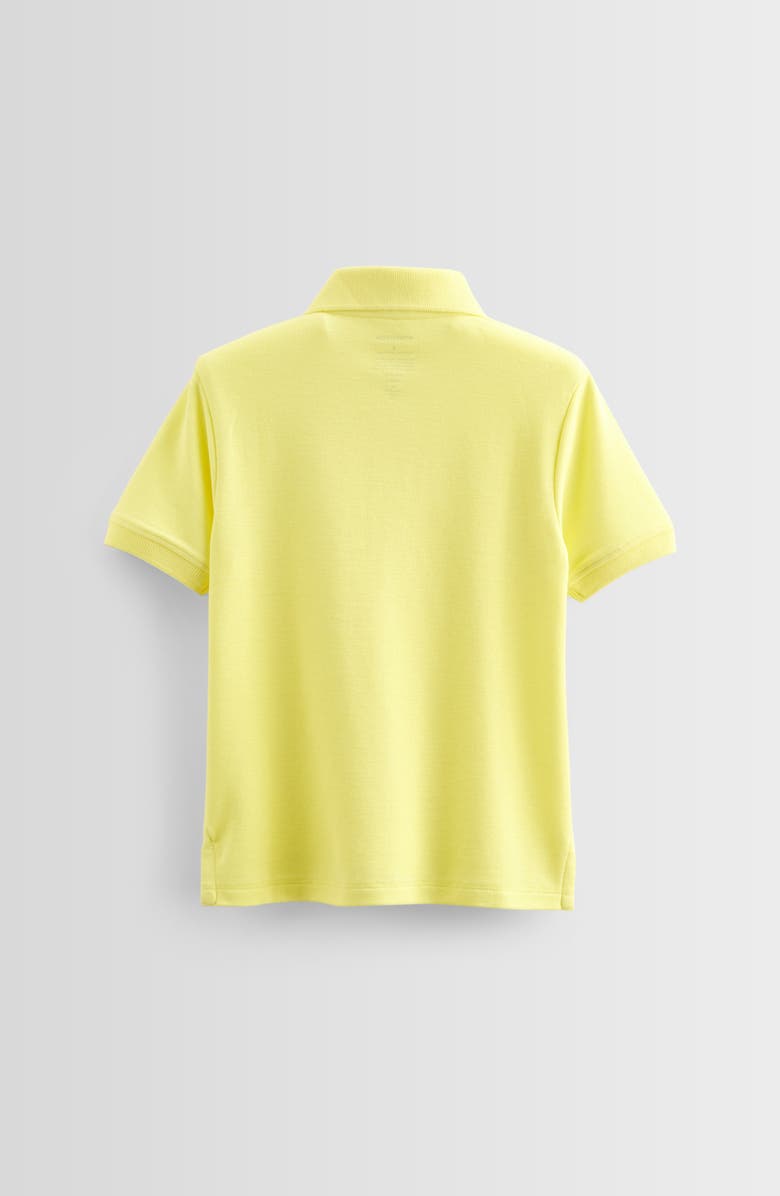 Nordstrom Kids' Piqué Polo, Alternate, color, Yellow Light