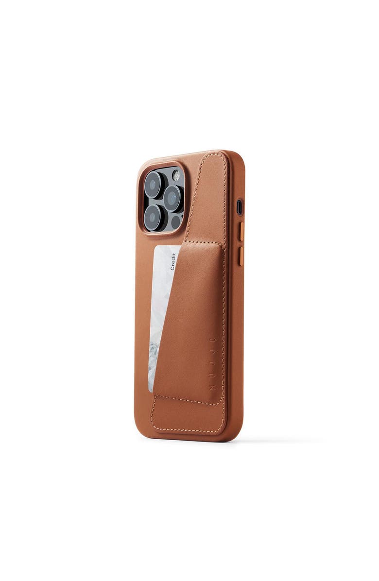MUJJO Full Leather Wallet Case for iPhone 14 Pro Max, Alternate, color, Light Tan