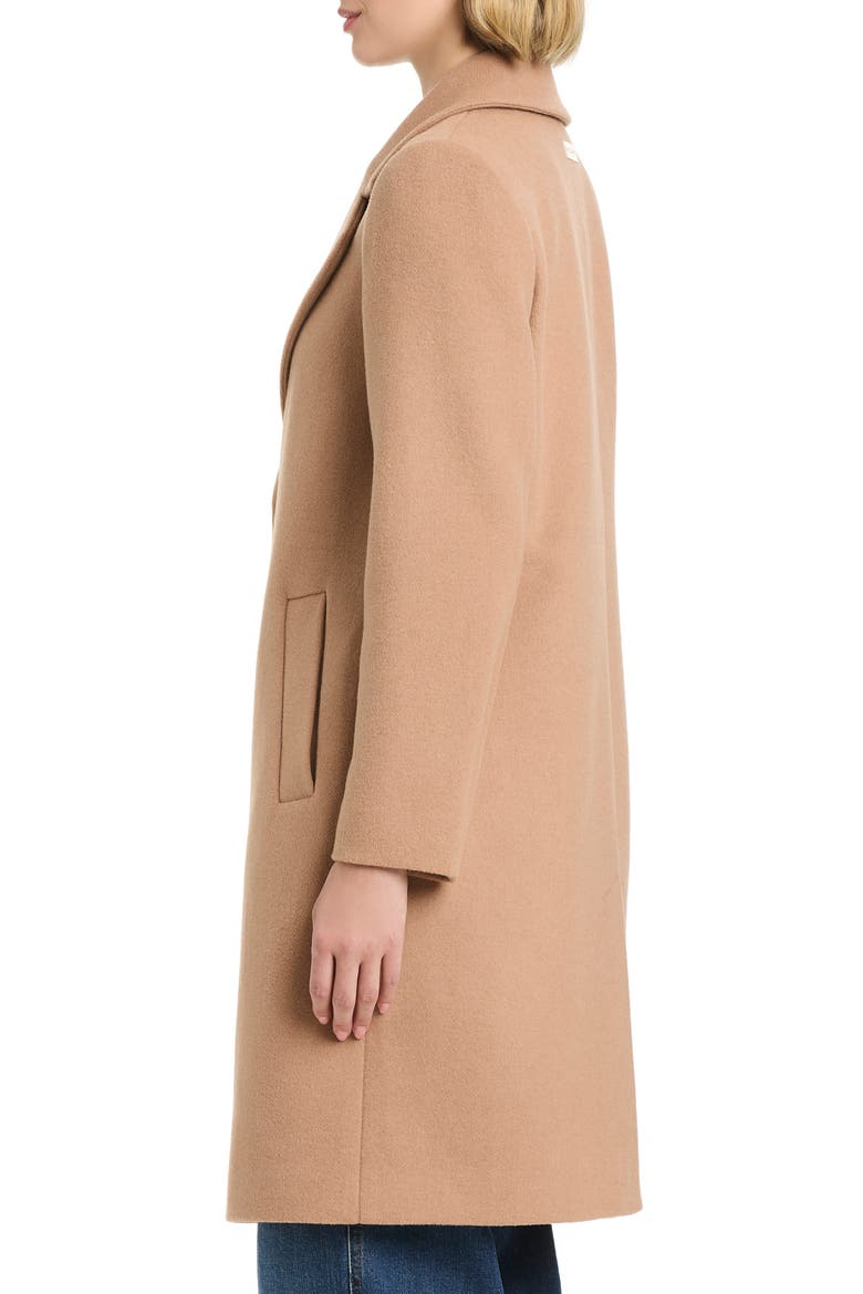 Boyfriend Longline Coat, Alternate, color, CAMEL