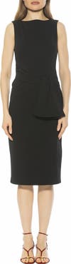 Alexia Admor Tie Detail Sleeveless Sheath Dress