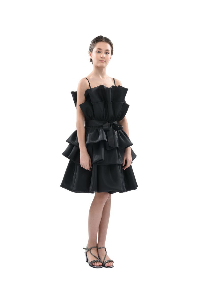 Tulleen Felice Dress, Alternate, color, Black