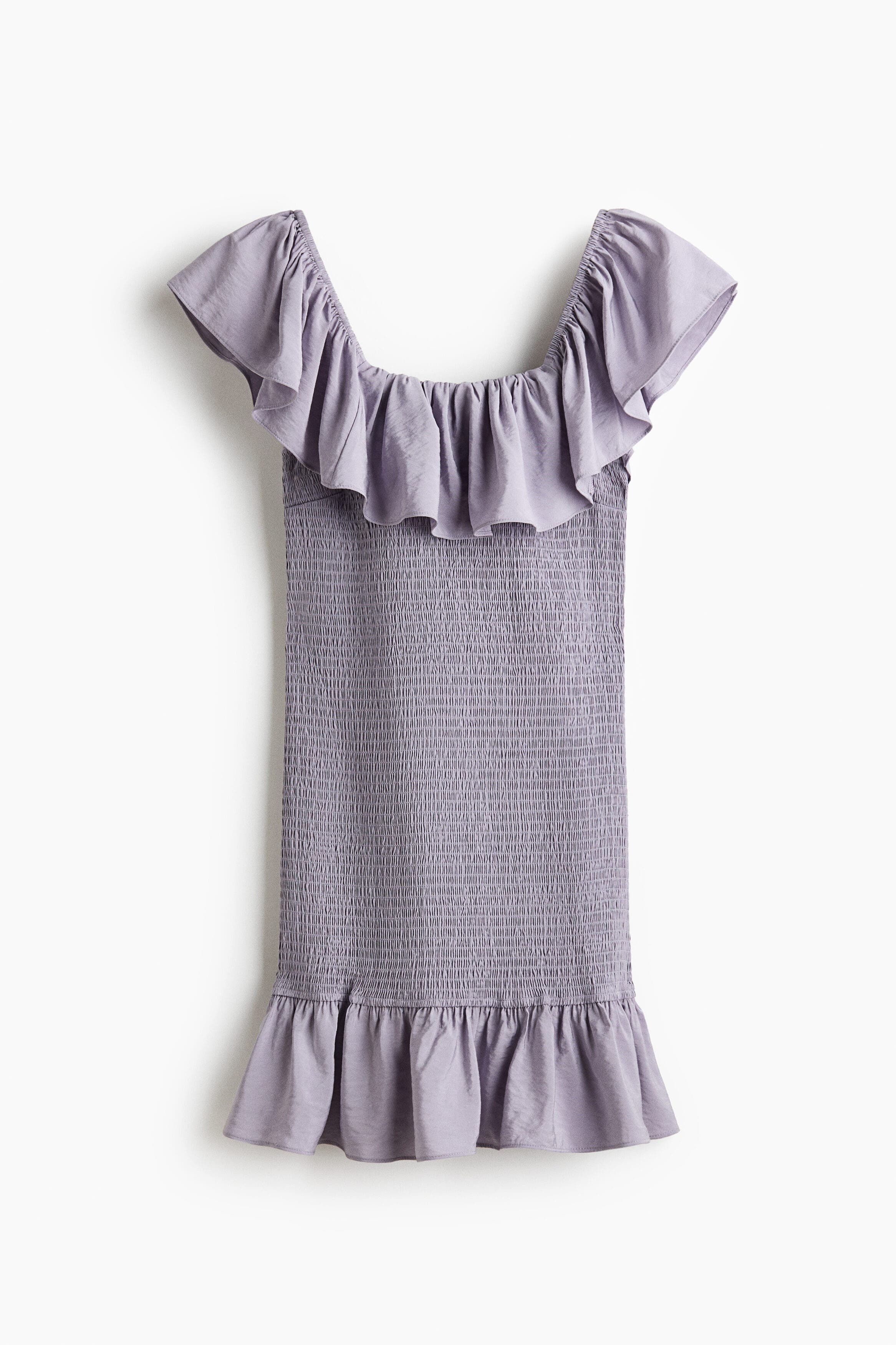 Flounced Off-the-shoulder Dress - image 5