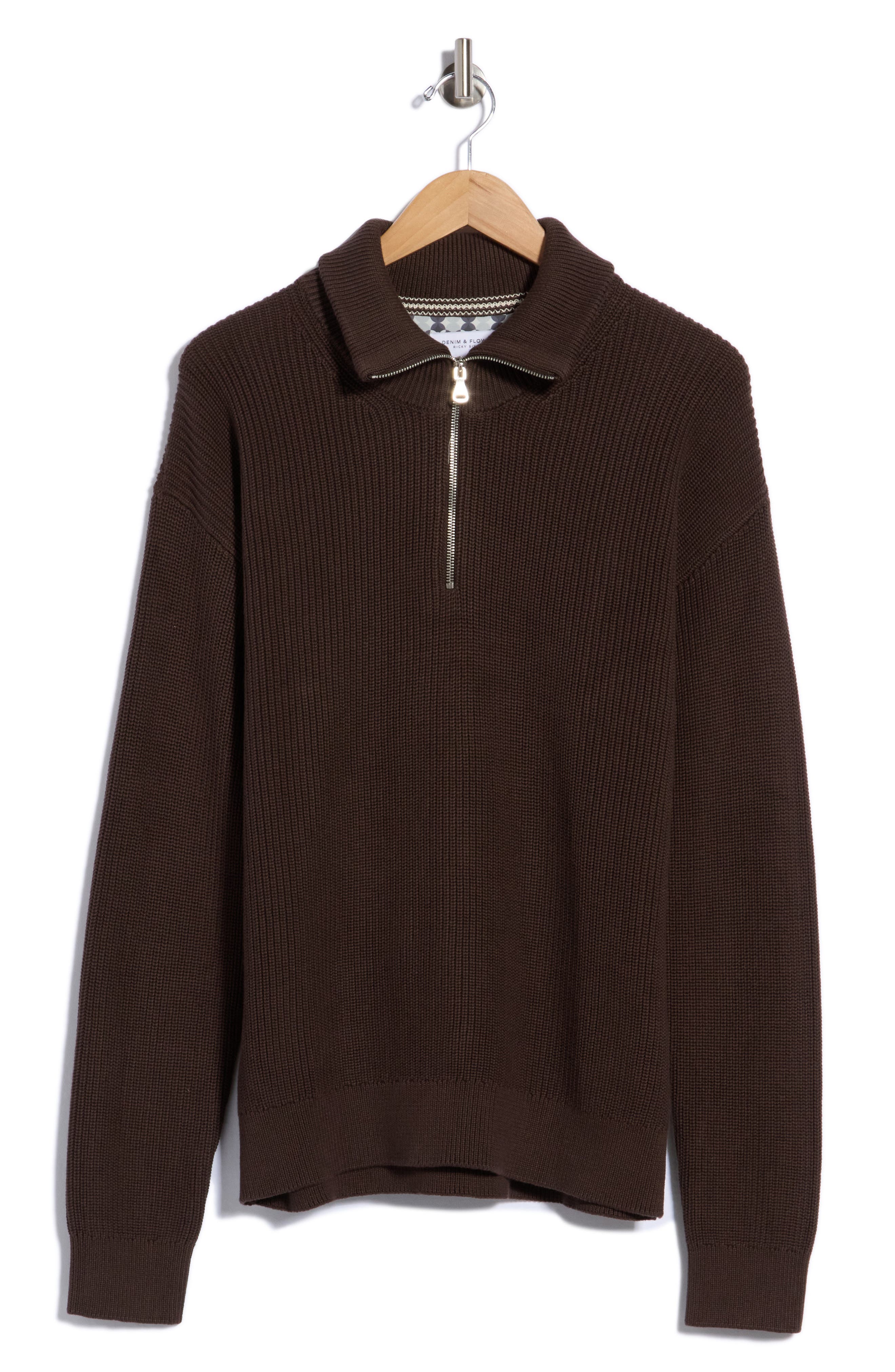 True Long Sleeve Quarter-Zip Sweater