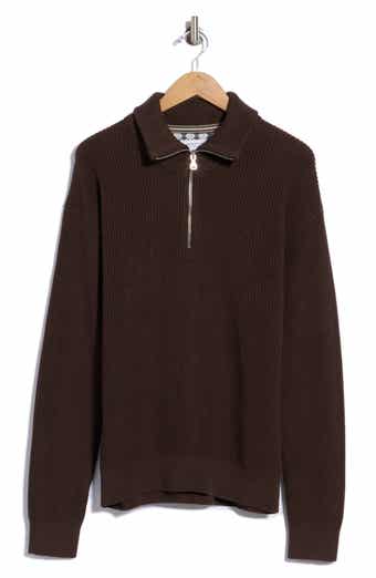True Long Sleeve Quarter-Zip Sweater