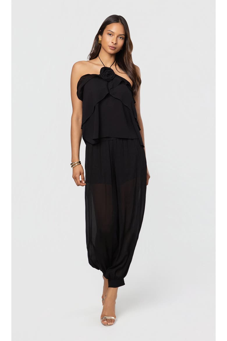 Carrie Halter Blouse, Alternate, color, Black