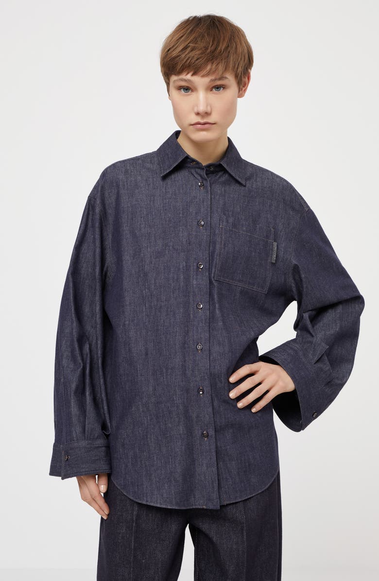 Brunello Cucinelli Denim shirt, Alternate, color, 