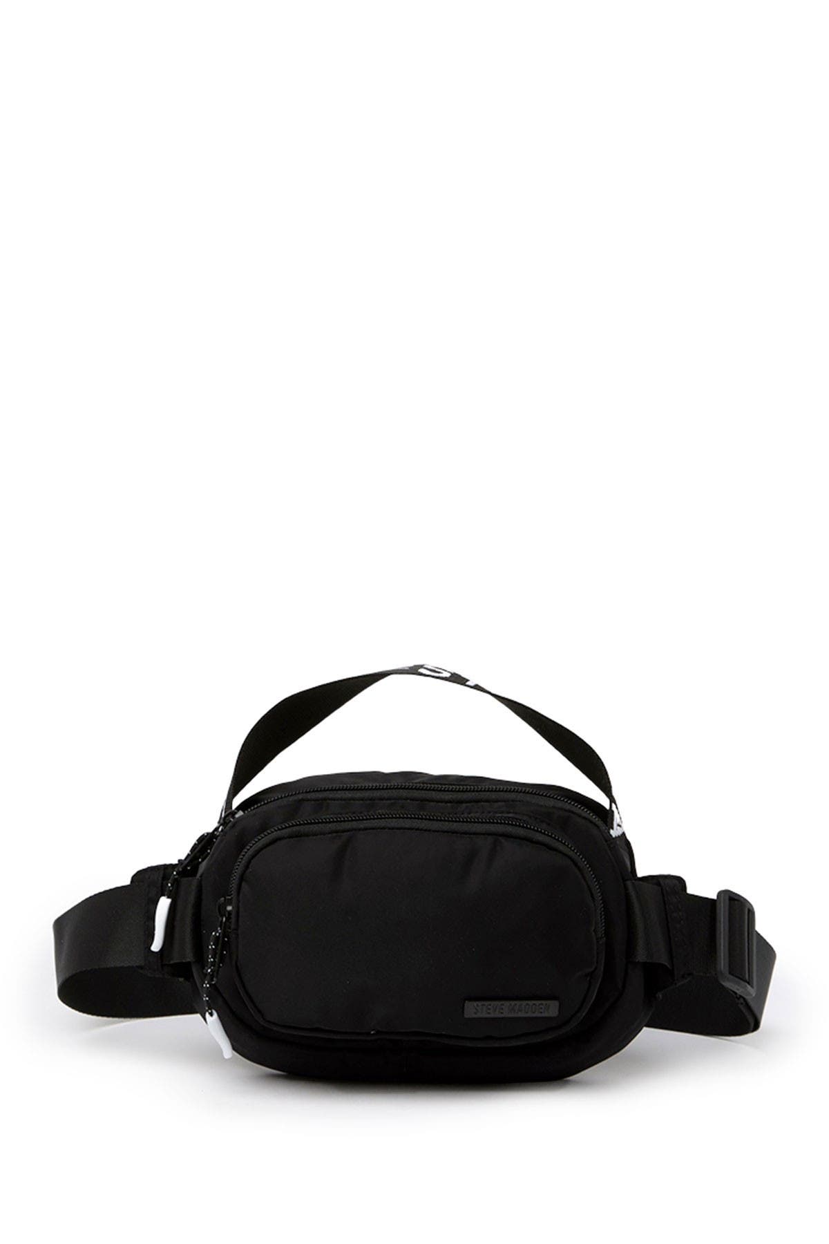 Steve Madden Logo Handle Fanny Pack, Main, color, 