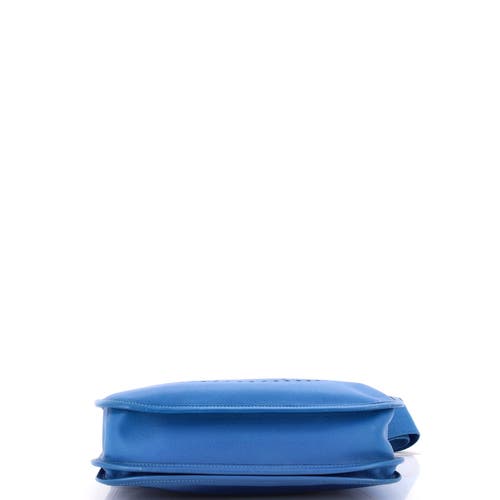 Pre-owned Hermes Hermes Evelyne Bag Gen Iii Epsom Pm In Blue