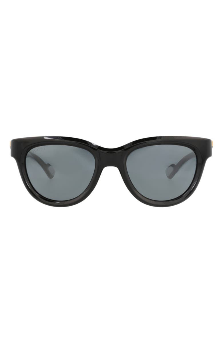 Gucci Novelty Sunglasses, Main, color, Black Black Grey