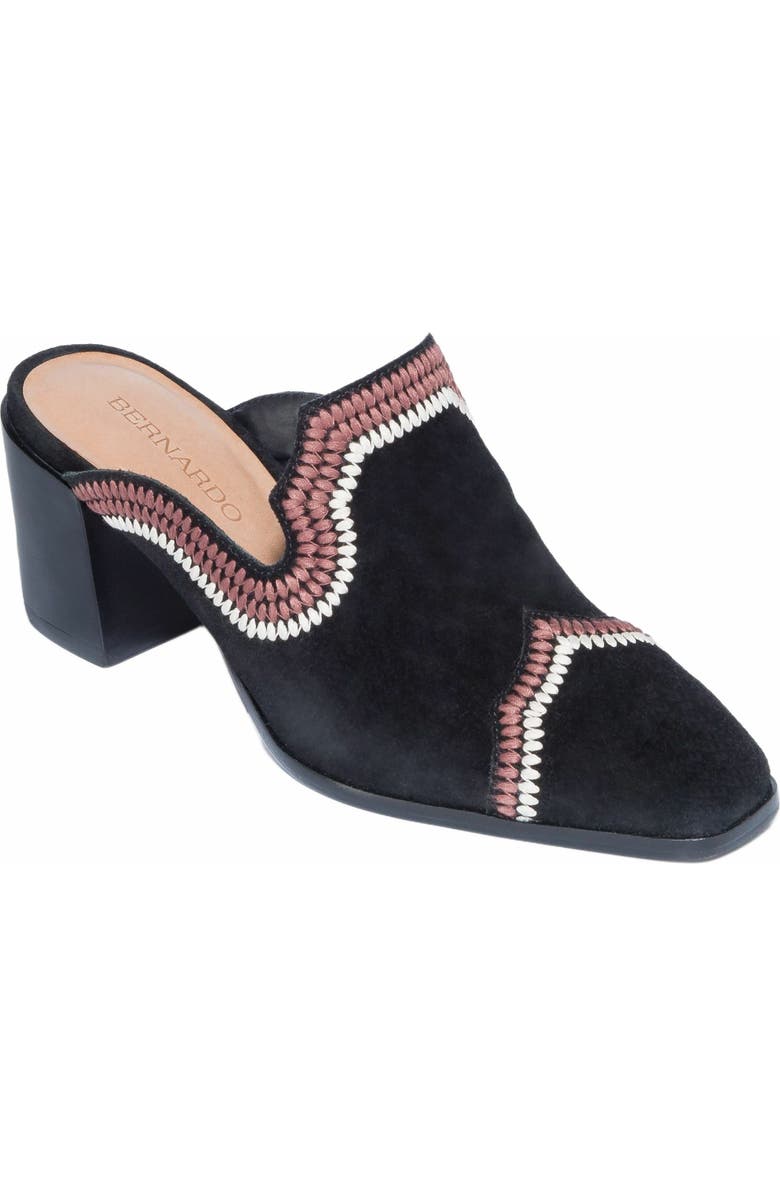Bernardo Footwear Brooklyn Embroidered Mule, Alternate, color,