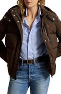 Polo Ralph Lauren Water Resistant 750 Fill Power Down Puffer Jacket with Removable Hood