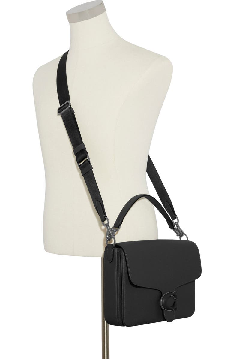 COACH Tabby Pebble Leather Messenger Bag, Alternate, color,