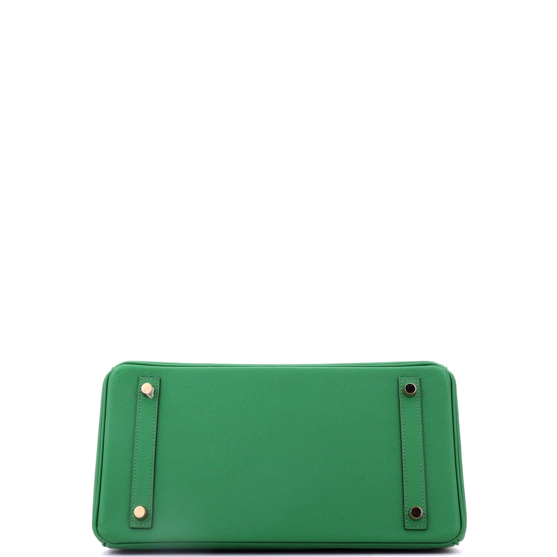 Pre-Owned Hermes Birkin Handbag Green Epsom with Gold Hardware 30, Alternate, color, Cactus