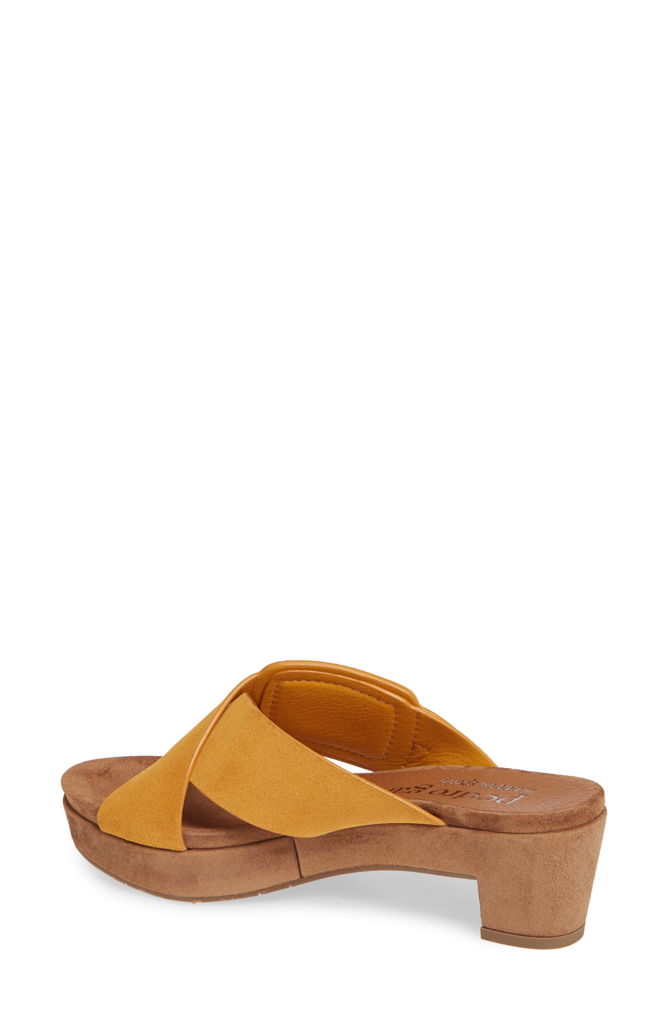 Nanette Platform Sandal, Alternate, color, TURMERIC