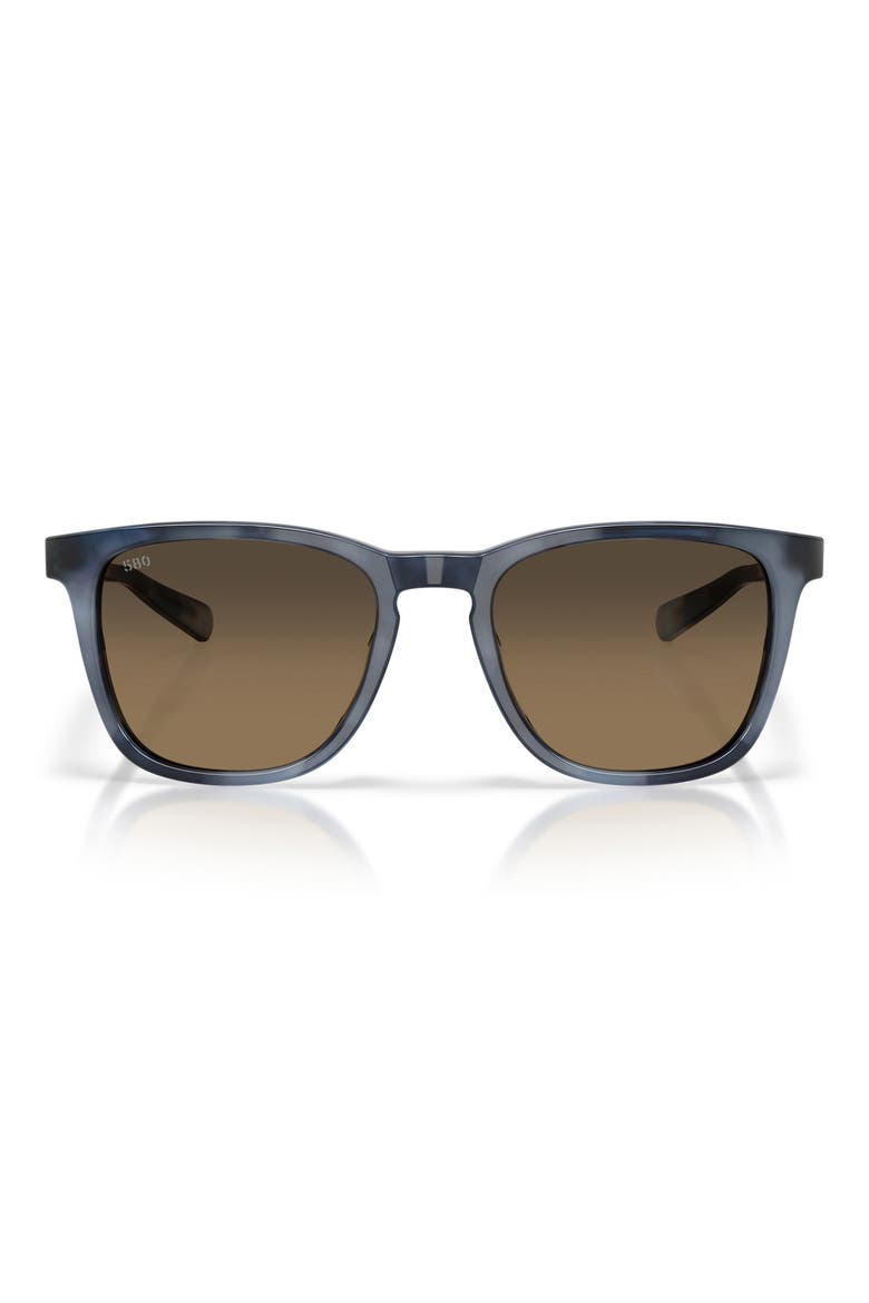 Sullivan 53mm Polarized Square Sunglasses, Main, color, SOMOS BLUE TORT / COPPER 580G