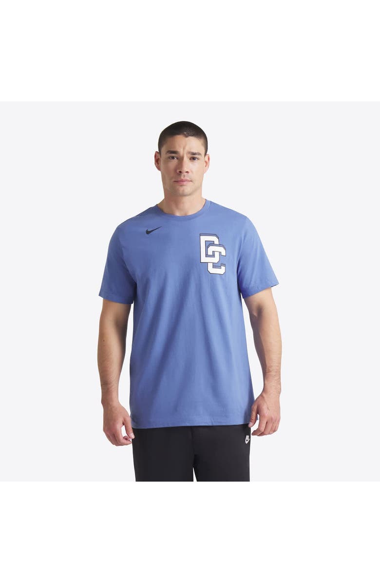 Nike Men's Nike James Wood Blue Washington Nationals 2025 City Connect Fuse Name & Number 2.0 T-Shirt, Main, color, 