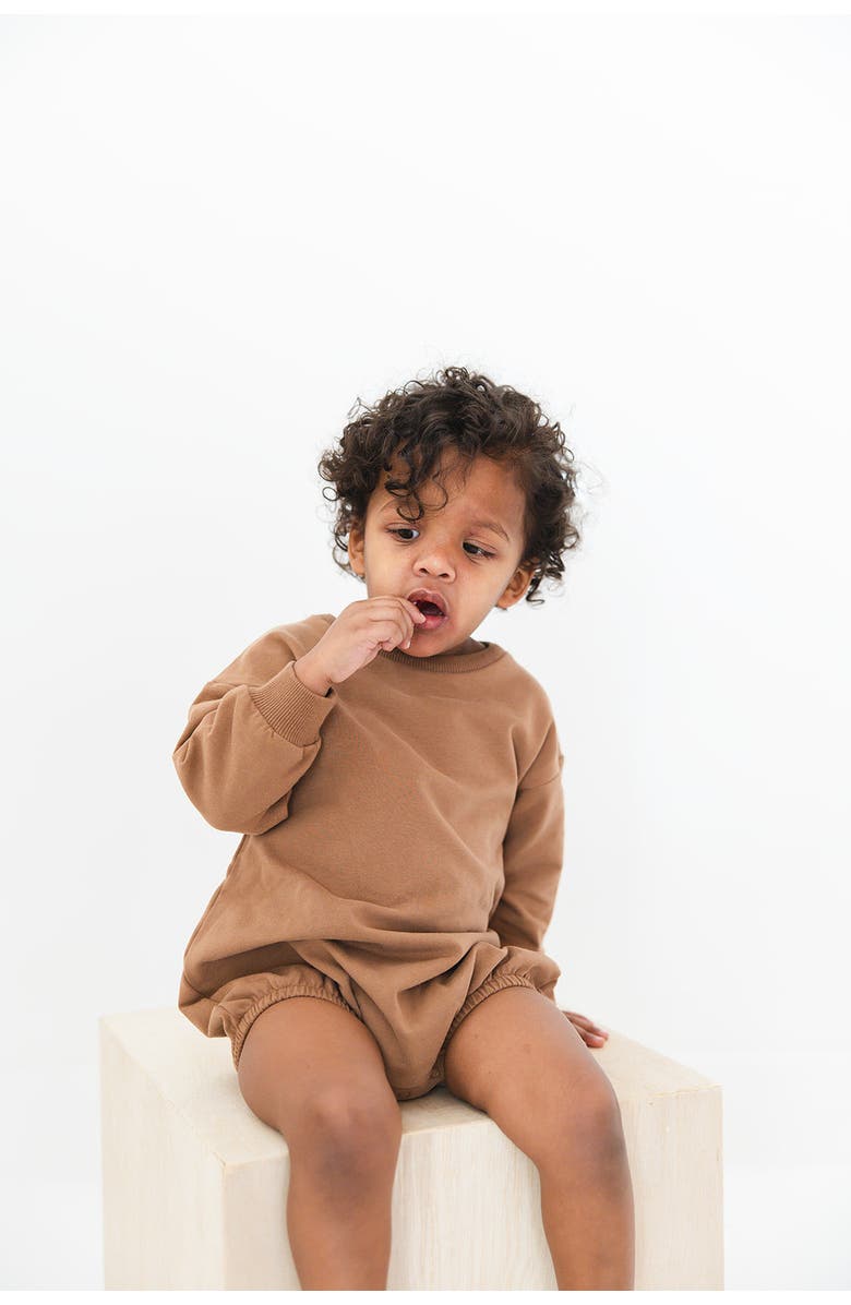 Charlie Lou Baby<sup>®</sup> Organic Cotton Bubble Romper, Alternate, color, 