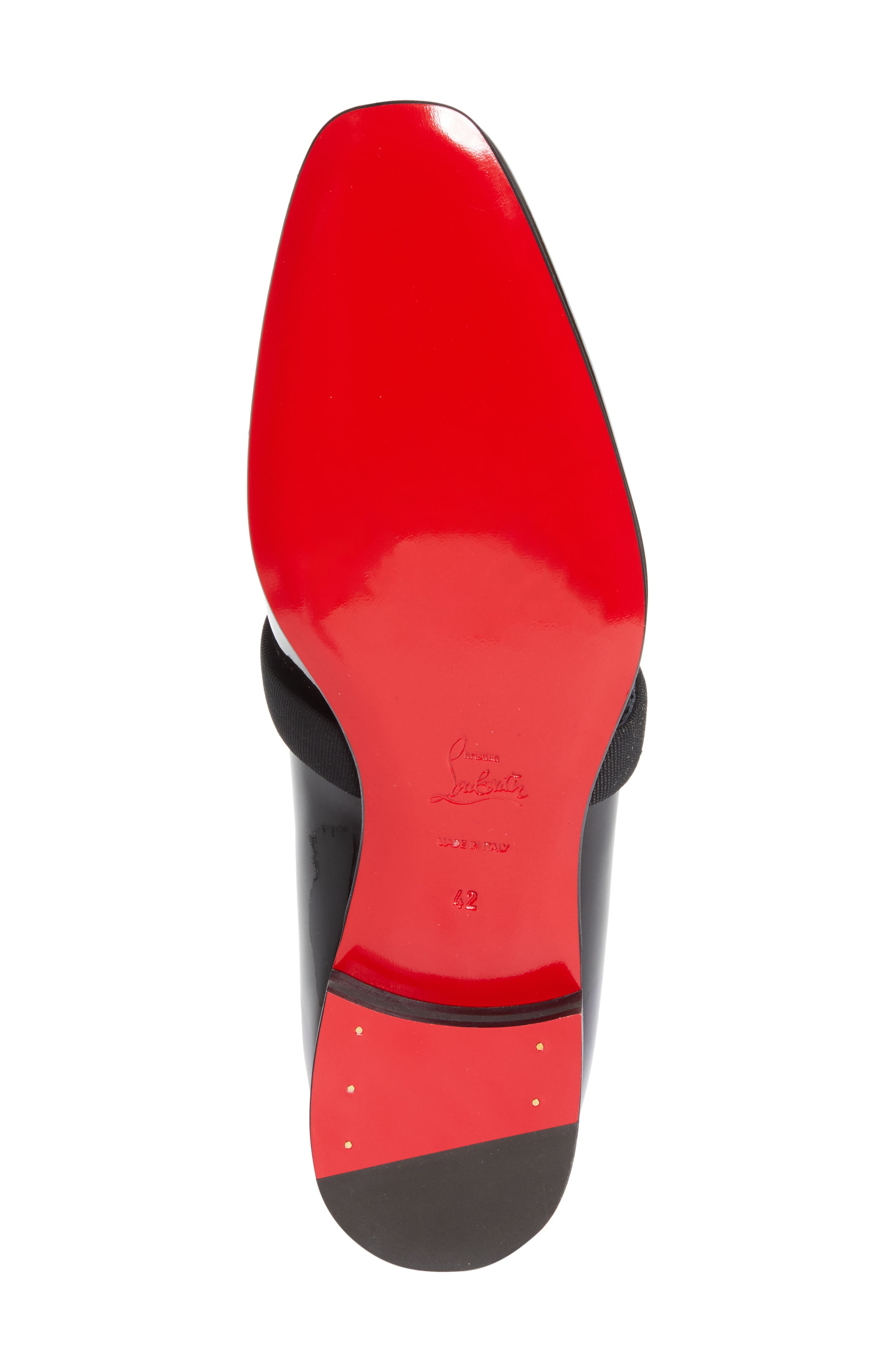 Christian Louboutin Dandy Deco Venetian Loafer, Alternate, color, Black