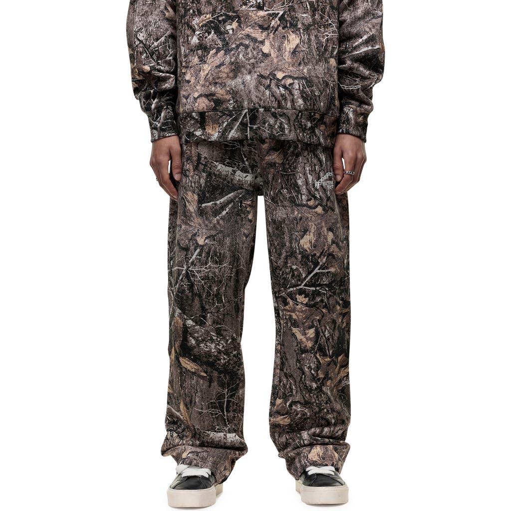 Good For Nothing Woodland Camo Print Jogger In Brown