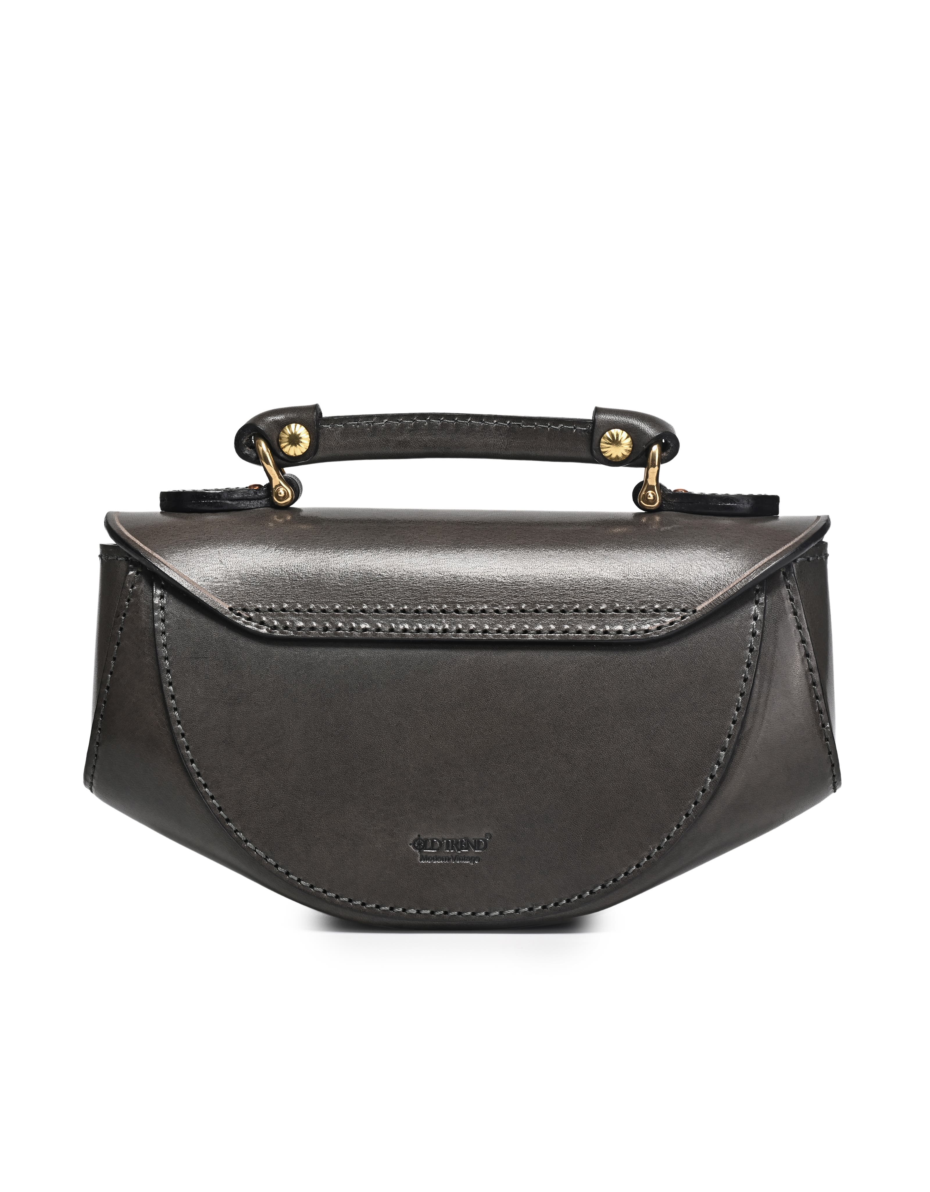 OLD TREND Azalea Genuine Leather Vintage Everyday Crossbody, Alternate, color, Grey