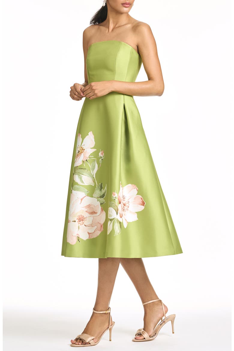 Shay Dress, Alternate, color, PERIDOT CORSAGE