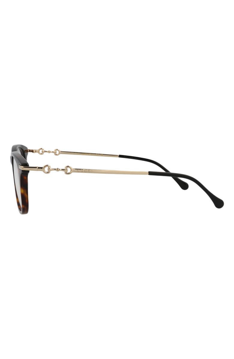 Gucci Fashion 50mm Rectangular Optical Glasses, Alternate, color,