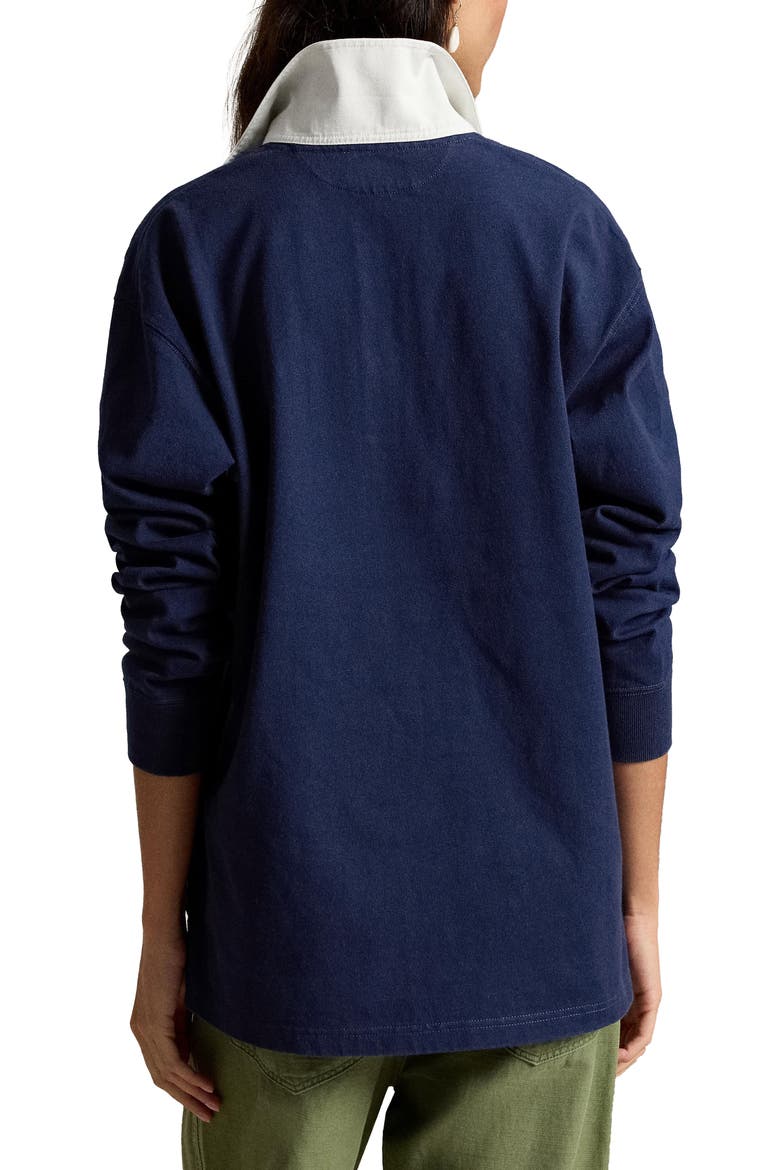 Oversize Rugby Cotton Polo, Alternate, color, EASTSIDE ROYAL