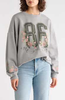 Vinyl Icons 86 Floral Graphic Sweatshirt