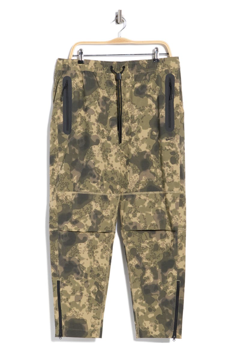 Woven Joggers, Alternate, color, NEUTRAL OLIVE/ BLACK
