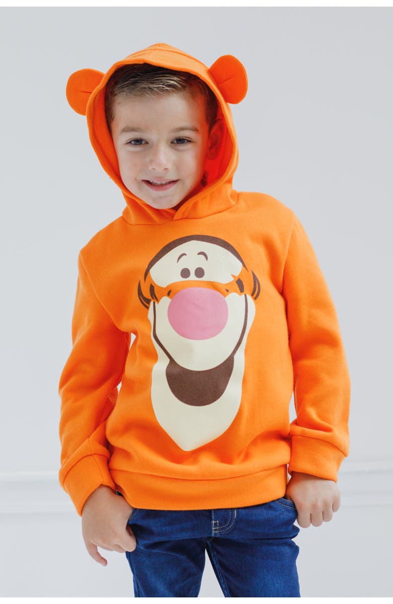 Disney Winnie the Pooh Cosplay Pullover Hoodie, Alternate, color, Tigger Orange