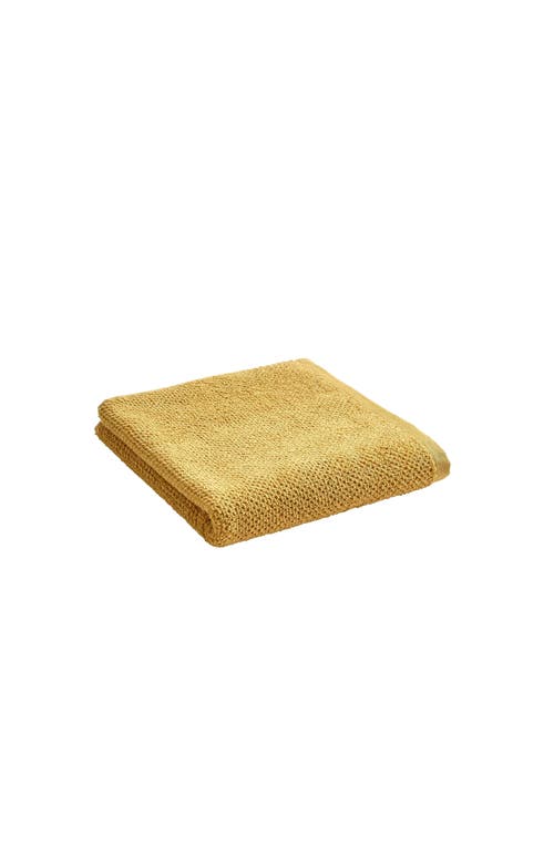 Christy Brixton Textured Popcorn Weave Hand Towels In Saffron