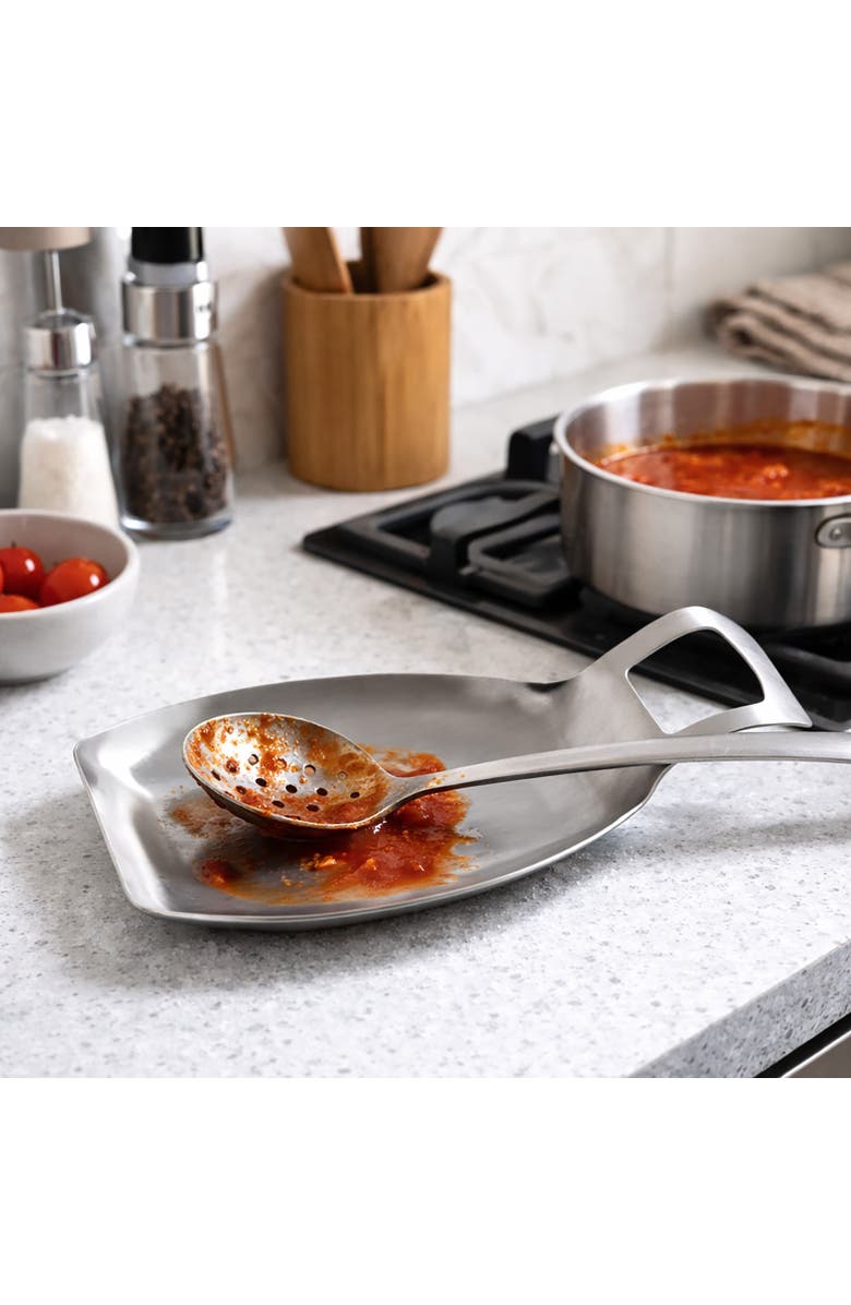 Norpro Stainless Steel Jumbo Spoon Rest, Alternate, color, 