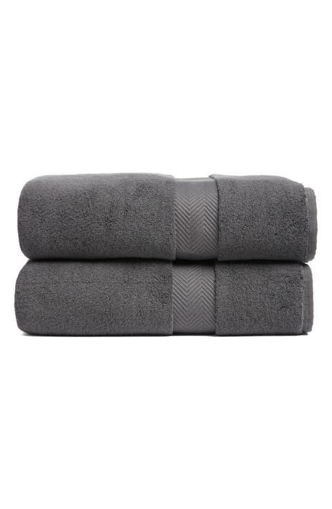 Set of Two Organic Hydrocotton Bath Towels