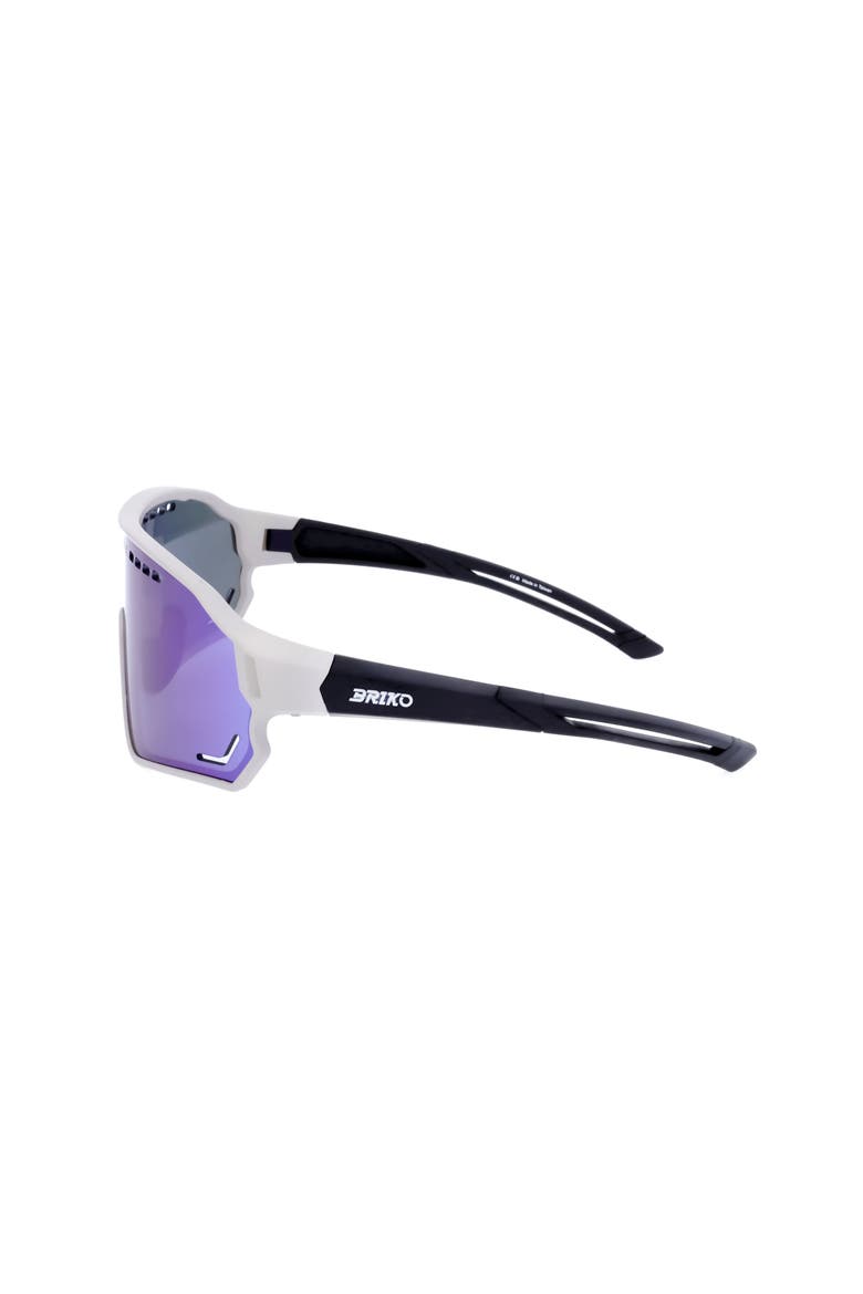 Shield Sport Sunglasses, Alternate, color, Sand Black Matt