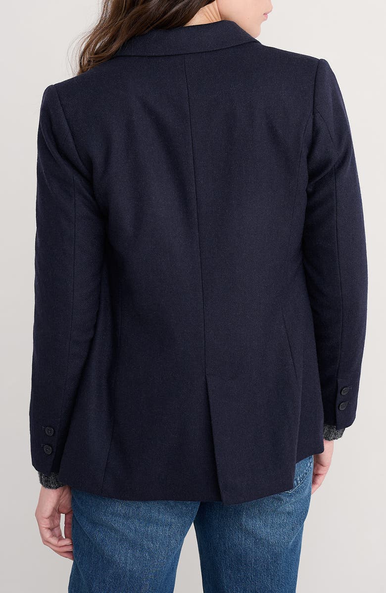 Seasalt Cornwall Lowena Double Breasted Blazer, Alternate, color, Maritime