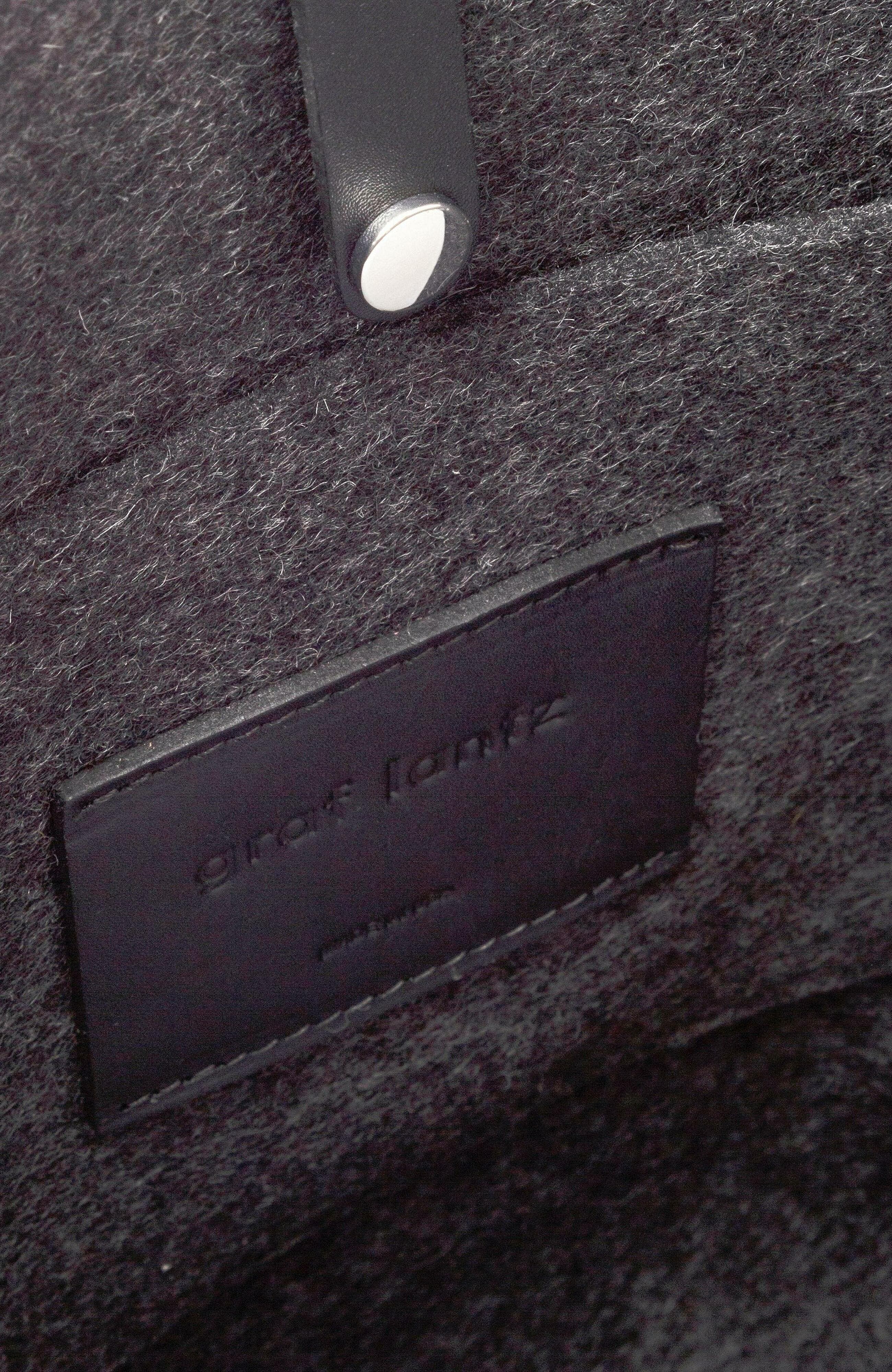 Graf Lantz Hana Merino Wool Tote, Alternate, color, Charcoal