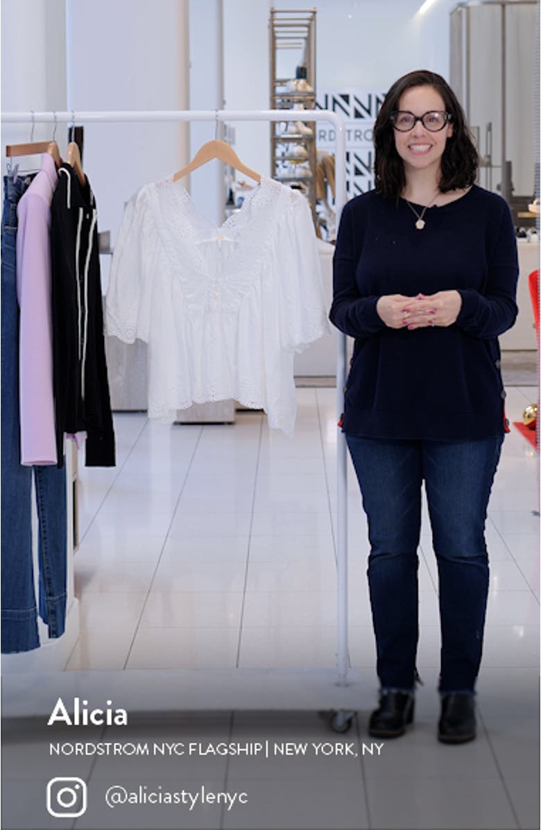 Costa Eyelet Top, sales video thumbnail