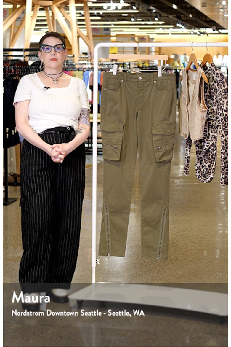 Skinny Twill Cargo Pants video