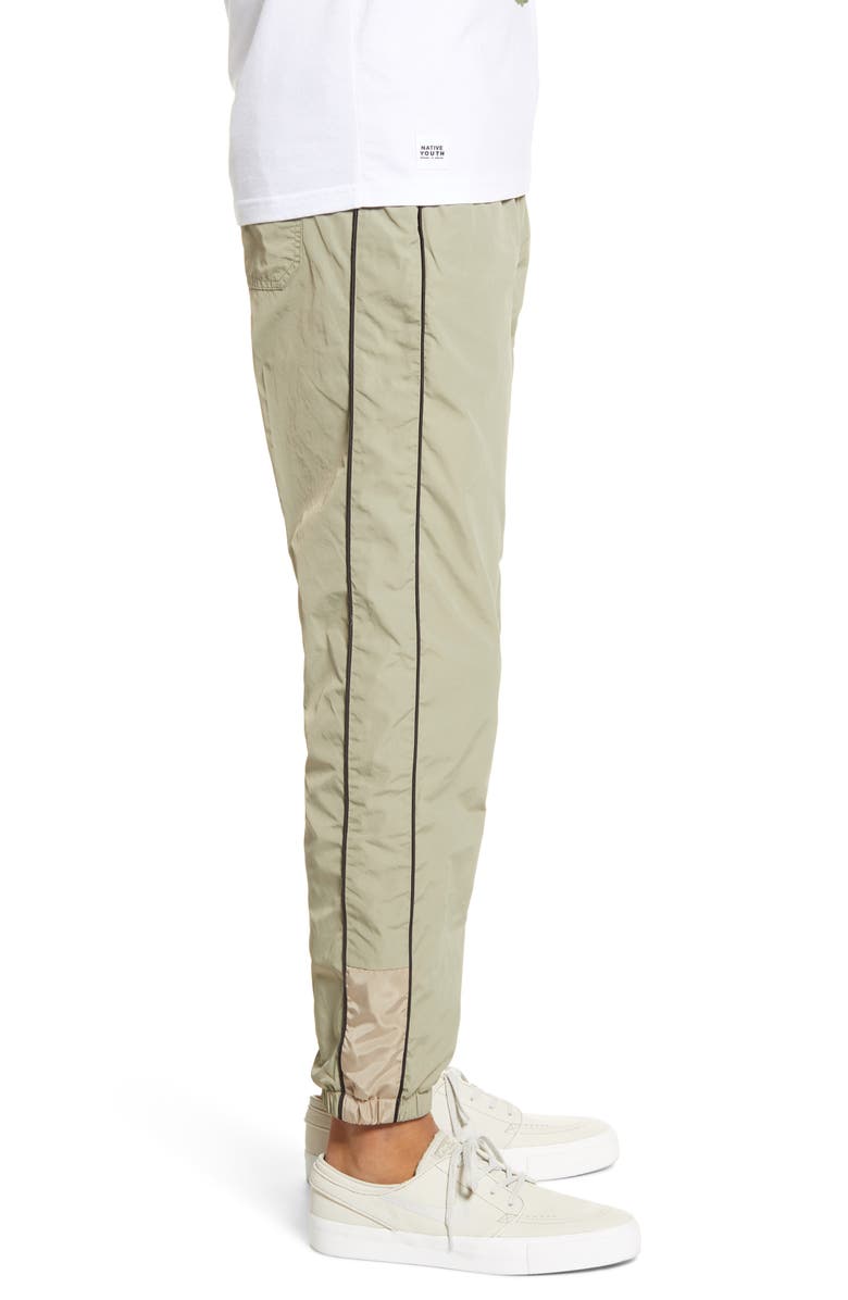 Native Youth Nylon Track Pants, Alternate, color, 