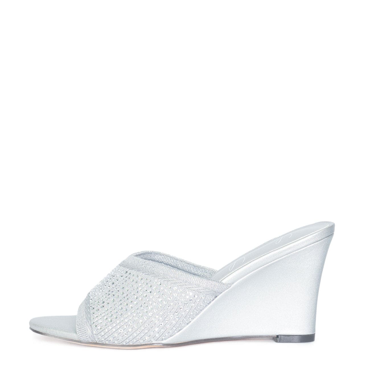 Lauren Lorraine Martha-2 Sandals, Alternate, color, Silver