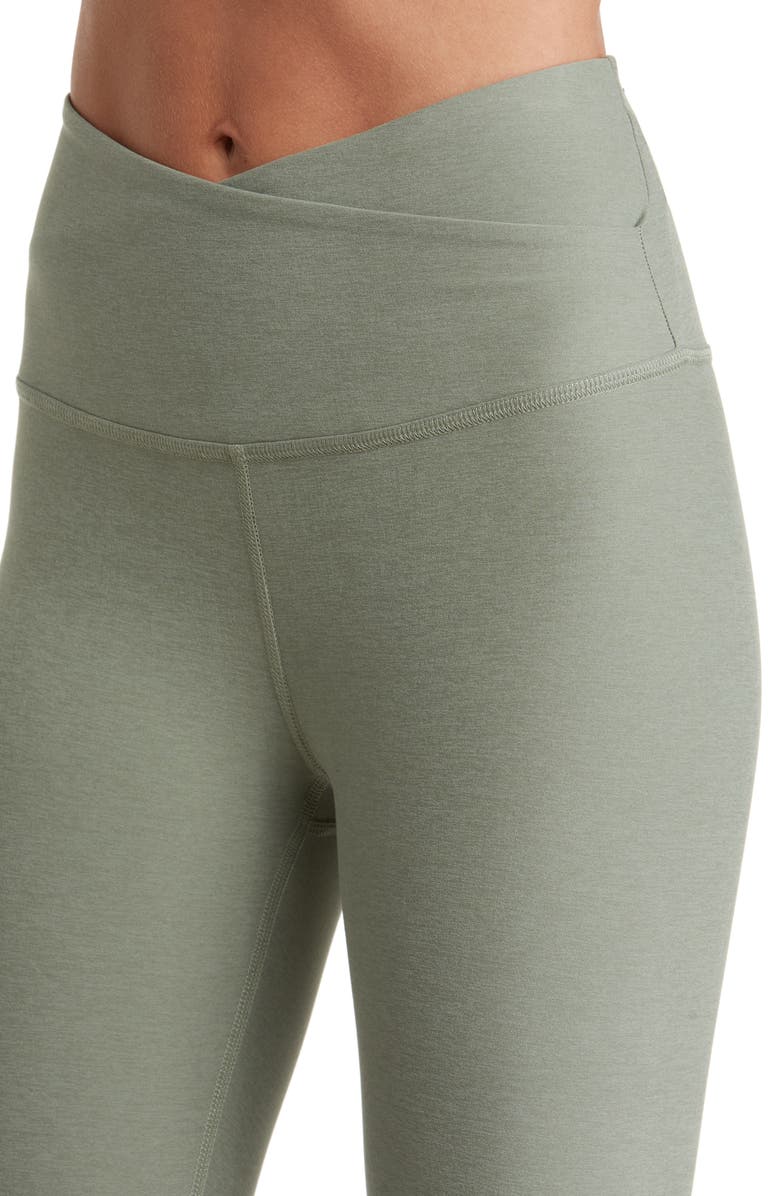 Beyond Yoga At Your Leisure Space Dye High Waist Midi Leggings, Alternate, color, 