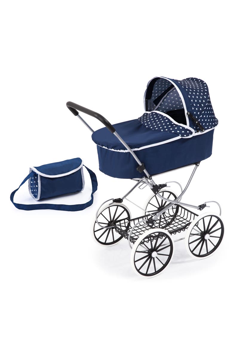 Bayer Design Classic Deluxe Pram Blue
White Includes Shoulder Bag, Alternate, color, Blue